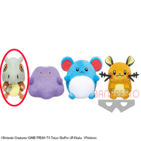 ポケットモンスター つれてってぬいぐるみ カラカラ メタモン マリル デデンネ Luck Rock ラックロック オンラインクレーンゲーム