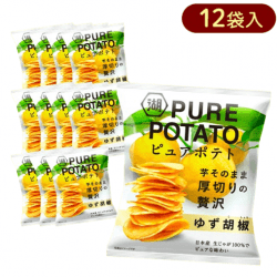 【12個セット】ピュアポテト ゆず胡椒