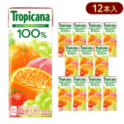 【フルーツブレンド 12本セット】トロピカーナ 100％ 250㎖ LLスリム