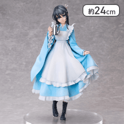 「青春ブタ野郎」シリーズ　１／7スケールフィギュア　桜島麻衣　和服メイドVer.