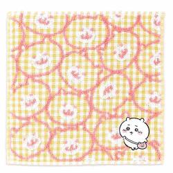 ちいかわ chiikawa ポシェット タオルハンカチ イエロー ガーゼパイル 可愛い[R]