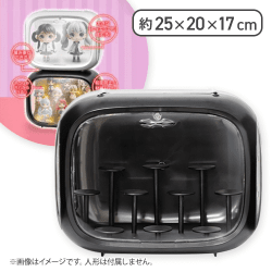 【ブラック】フィギュアディスプレイケースLEDライト付き2