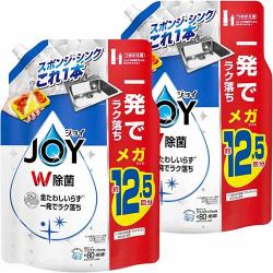 ジョイ 【まとめ買い】 [大容量] W除菌 食器用洗剤 詰め替え 超特大ジャンボ 1,620mL×2個[R]