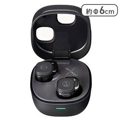オーディオテクニカ ATH-SQ1TW2 BK ワイヤレスイヤホン【取り寄せ入荷次第発送】