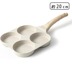 CAROTE4つ穴円形フライパン [R]