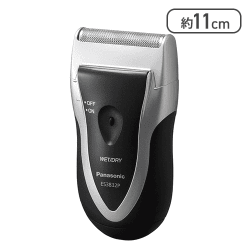 パナソニック スーパーレザー メンズシェーバー 1枚刃 シルバー調[R]