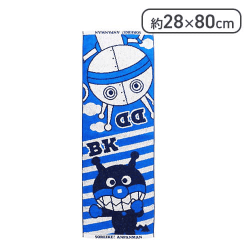 フェイスタオル ジャガードタオル それいけ! アンパンマン スリムタオル ばいきんまん&だだんだん[R]