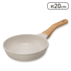 アイリスオーヤマ フライパン 20cm IH・ガス火両用 [R]