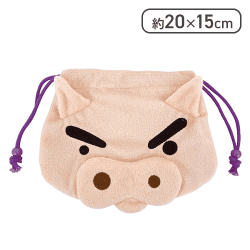 クレヨンしんちゃんぬいぐるみ巾着ブリブリザエモン [R]