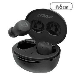 JVCケンウッド Victor HA-A6T-B ワイヤレスイヤホン Bluetooth（ブラック）【取り寄せ入荷後次第発送】