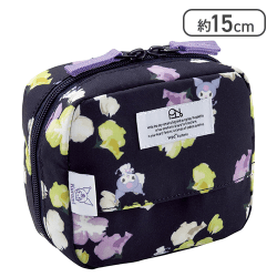 サンリオキャラクターズ×Wpc. Patterns はっ水スクエアポーチ フラワーウォールイエロー（クロミ）[R]