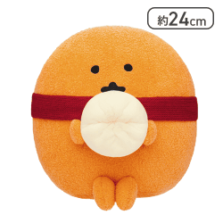 【もぐらコロッケ】ナガノキャラクターズ赤いマフラーのくま&もぐらコロッケBIGぬいぐるみ