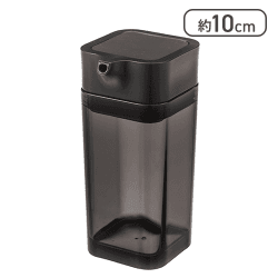 プッシュ式醤油差し タワー ブラック[R]