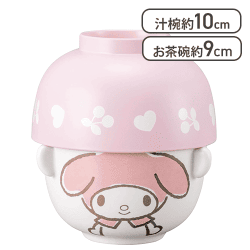 サンリオ (SANRIO) マイメロディ 汁椀・お茶碗 食器セット[R]