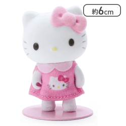 サンリオ ぴたっとふれんず(ミニ)フロッキードール きせかえ人形 ハローキティ [R]