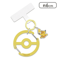 ポケットモンスター マルチリングプラス クリアカラビナ 付き ピカチュウ[R]