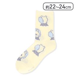 ちいかわ モモンガ総柄 クルー丈 ソックス(22-24cm)[R]