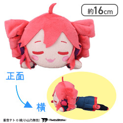 【眠り】重音テト　寝そべり　ぬいぐるみ