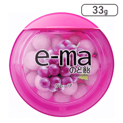 ｅ-ｍａのど飴 容器 グレープ 33g