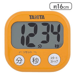 タニタスタンド付き でか見えタイマー オレンジ[R]