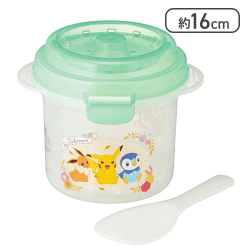 電子レンジ 炊飯器 ご飯メーカー 1合 スノコ付 ポケモン ポケットモンスター 640ml[R]