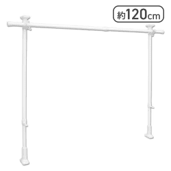 アイリスオーヤマ 押入れ強力伸縮ハンガー ホワイト NSP-120[R]