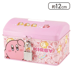 【むぎゅっとカービィ】星のカービィカギ付き缶バンク[R]