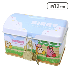 【グリーングリーンズ】星のカービィカギ付き缶バンク[R]