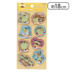 サンスター文具 ポムポムプリン サンリオキャラクターズ グッズ シール ぷっくり ウォーターイン[R]