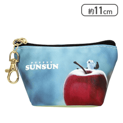 パペットスンスン 三角ミニポーチ アップル[R]