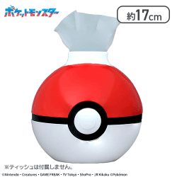 ポケットモンスター プラチナムザッカモンスターボール風デザインティッシュケース