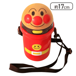 アンパンマン ストロー付 ダイカット 水筒 400ml[R]