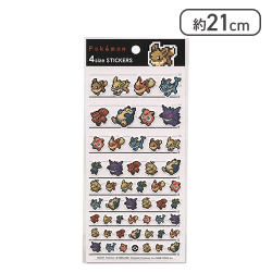 ポケットモンスター 4サイズステッカーズ イーブイ ピクセルアート[R]