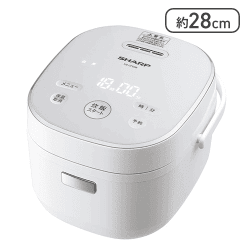 シャープ 炊飯器 KS-CF05B-W 3合 【取り寄せ入荷後次第発送】