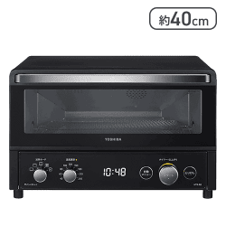 TOSHIBA(東芝) トースター オーブントースター 4枚焼き HTR-R8(K) ブラック【取り寄せ入荷後次第発送】