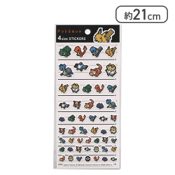 ポケットモンスター 4サイズステッカーズ ピカチュウ ピクセルアート[R]