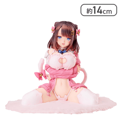 カットイラスト『リボンヘアピンちゃん（猫りん堂イラスト）』 【取り寄せ入荷後次第発送】