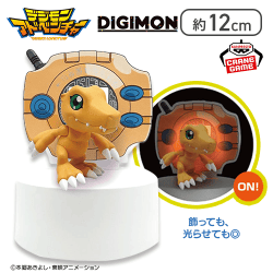 デジモンアドベンチャー フィギュアライト アグモン-デジヴァイス-