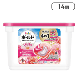 ボールド 洗濯洗剤 太陽のジェルボール 4 in 1 華やかおひさまとプレミアムブロッサムの香り 本体14個[R]