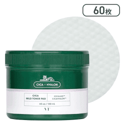 VTCOSMETICS シカマイルドトナーパッド 2種 60枚[R]