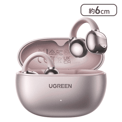 UGREEN イヤーカフ イヤホン Bluetooth 5.4 Hi-Fi音質（シャンパンゴールド）【取り寄せ入荷後次第発送】