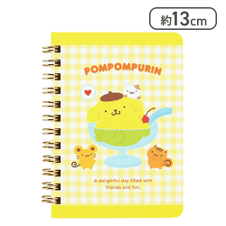 サンリオ(SANRIO) B7リングノート ポムポムプリン[R]