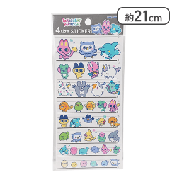 カミオジャパン たまごっちパラダイス 4サイズステッカー パラダイスB[R]