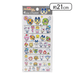 カミオジャパン　たまごっち 4サイズステッカー プチプチおみせっちA[R]