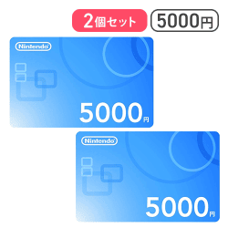 【2個セット】ニンテンドープリペイドオンラインコード 5000円