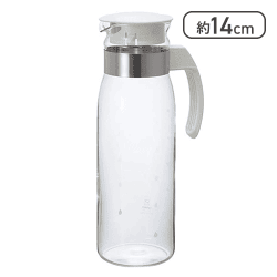 HARIO 冷蔵庫 ポット スリム N オフホワイト 1400ml[R]