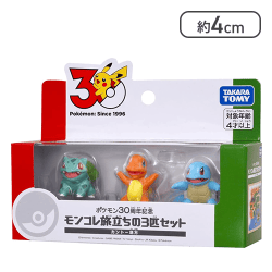 ポケットモンスター ポケモン30周年記念 モンコレ旅立ちの3匹セット カントー地方[R]