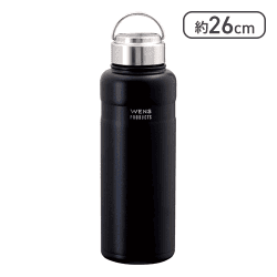アトラス ステンレス マグボトル WENS ウェンズ 1000ml(ブラック）[R]