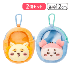 【シーサー＆古本屋】ちいかわ窓付きおかおミニポーチ