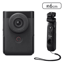  Canon Vlogカメラ PowerShot V10 トライポッドグリップキット ブラック【取り寄せ入荷次第発送】